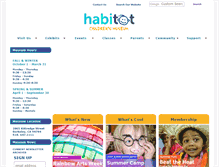 Tablet Screenshot of habitot.org